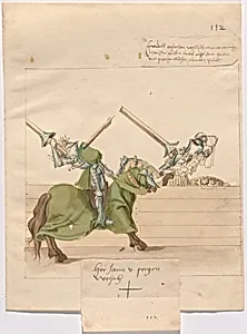 Italian Joust of Peace by German 16th Century