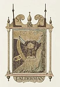 J. Alderman's Tavern Sign