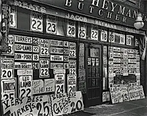 Jacob Heymann: Butcher Shop, 345 Sixth Avenue