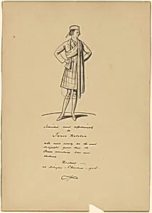 Janie Ralston in a Kilt
