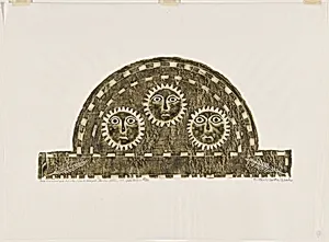 Jessa Griswould and Two Other Infants from A Portfolio of Rubbings from Early American Stone Sculpture