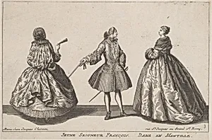 Jeune Seigneur François/Dame en Mantille