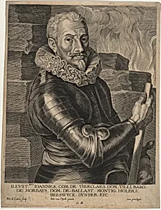 Johann Tzerklas, Count of Tilly by Pieter de Jode I after Sir Anthony van Dyck