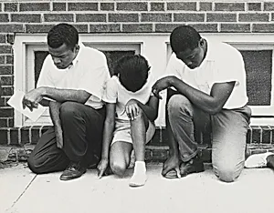 John Lewis and Colleagues, Prayer Demonstration at a Segregated Swimming Pool, Cairo, Illinois