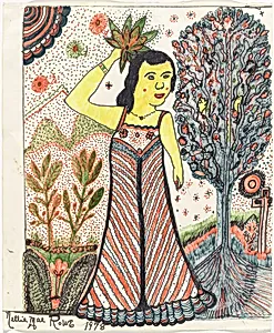 Judith Wearing a Party Dress