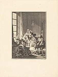 Julie s'évanouit dans un fauteuil