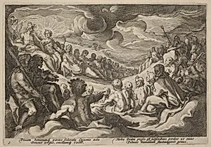 Jupiter Taking Counsel from the Gods about the Destruction of the Universe