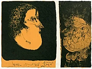 Justine and the Marquis de Sade from Charenton