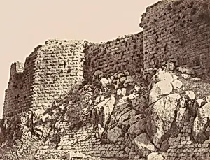 Kalaat-Esch-Schekif, Beaufort—Vue partielle de l'enceinte sud-ouest (Partial view of the south-west enclosure)