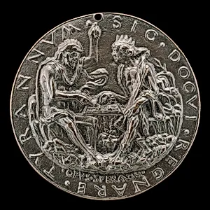 King Evilmerodach and a Philosopher [reverse]