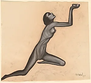 Kneeling Nude