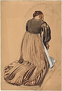 Kneeling Woman from Behind