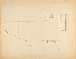 Knife and Spoon Box - Line Drawing