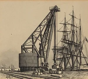 Krahn im Freihafen