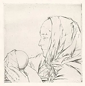 La Boule de Cristal (The Crystal Ball) [plate 7]