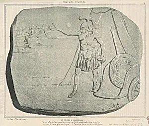 La colére d'Agamemnon by Honoré Daumier