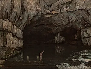 La Grotte de la Loue by Gustave Courbet