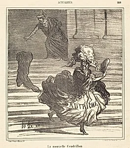 La Nouvelle Cendrillon by Honoré Daumier