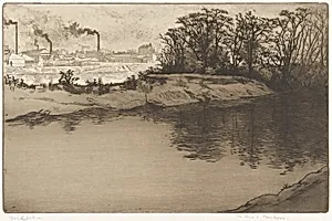 La Seine à Courbevoie (The Seine at Courbevole)