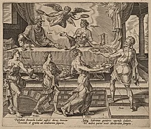 Labor and Diligence Enjoying their Simple Meal