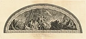 L'Allemagne Cintre du Salon de la Paix en face de la Galerie (Germany, Center of the Salon of Peace Opposite the Gallery) [pl. 46]