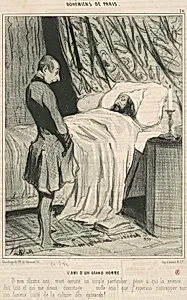 L'ami d'un grand homme by Honoré Daumier
