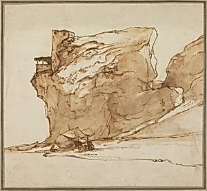 Landscape with a Large Rock