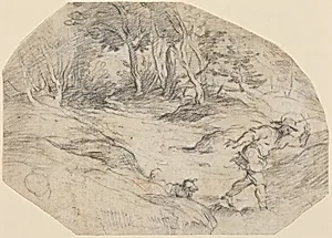 Landscape with a Man and a Dog