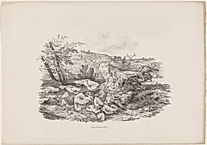 Landscape with a Tree Trunk