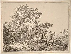 Landscape with Broken Tree