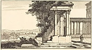 Landscape with Classical Ruins