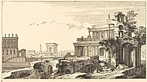 Landscape with Classical Ruins