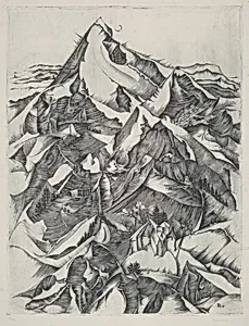 Landscape with Cottages