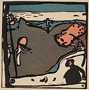 Landscape with Figures and a Crucifix