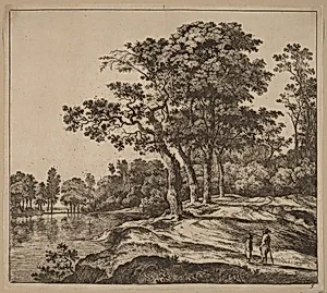 Landscape with Four Trees