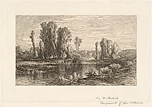 Landscape with Hay Wagon