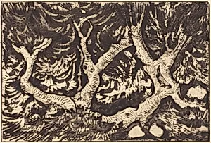 Landscape with Prominent Trees