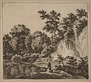 Landscape with River and Rock