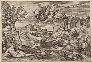 Landscape with Roger Liberating Angelica