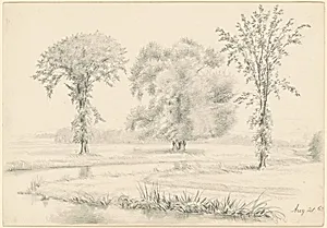 Landscape with Three Trees