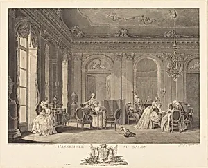 L'assemblee au salon