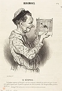 Le Bétophile by Honoré Daumier