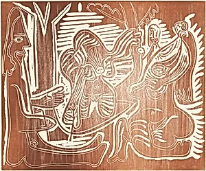 Le Déjeuner sur l'herbe, d'après Manet II