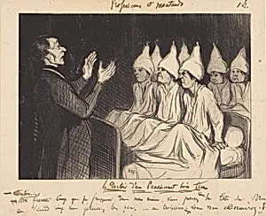Le Dortoir d'un pensionnat bien tenu by Honoré Daumier