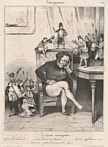 Le député ventrigoulu by Honoré Daumier