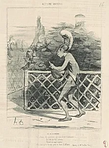 Le fil d'Ariane by Honoré Daumier