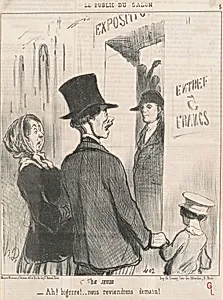 Le jeudi by Honoré Daumier