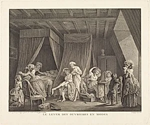Le lever des ouvrieres en modes