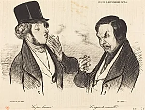Le pur havane! Le cigare de marseille by Honoré Daumier