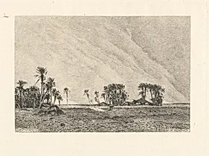 Le Simoun by Maxime Lalanne, after Eugène Fromentin